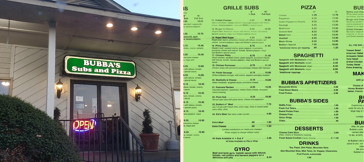 Bubba's Subs and Pizza Sanford