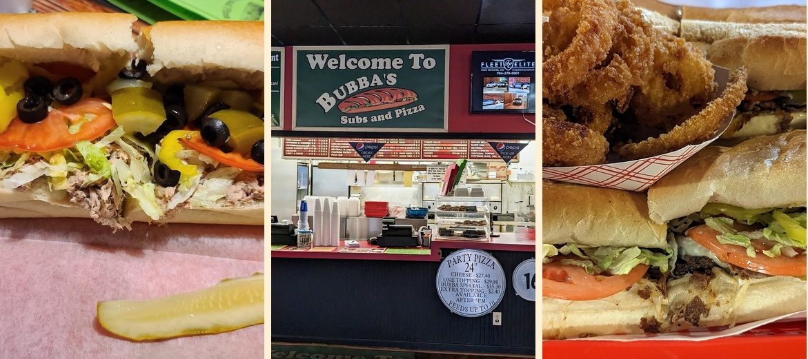 Bubba's Subs and Pizza Menu