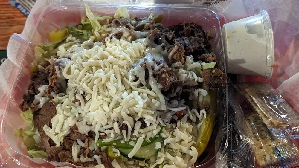 Philly Cheese Steak Salad